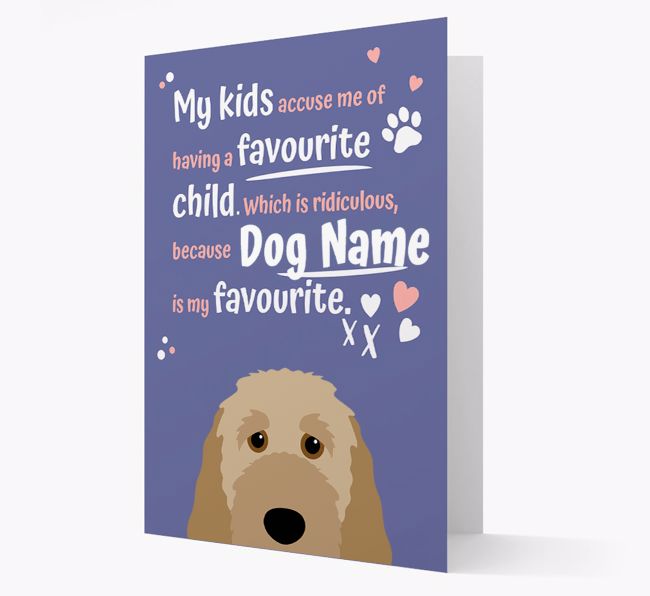 'Favourite Child' - Personalised {breedFullName} Card 